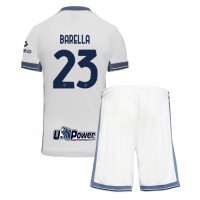 Maglia Calcio Inter Milan Nicolo Barella #23 Seconda Divisa Bambino 2024-25 Manica Corta (+ pantaloncini)